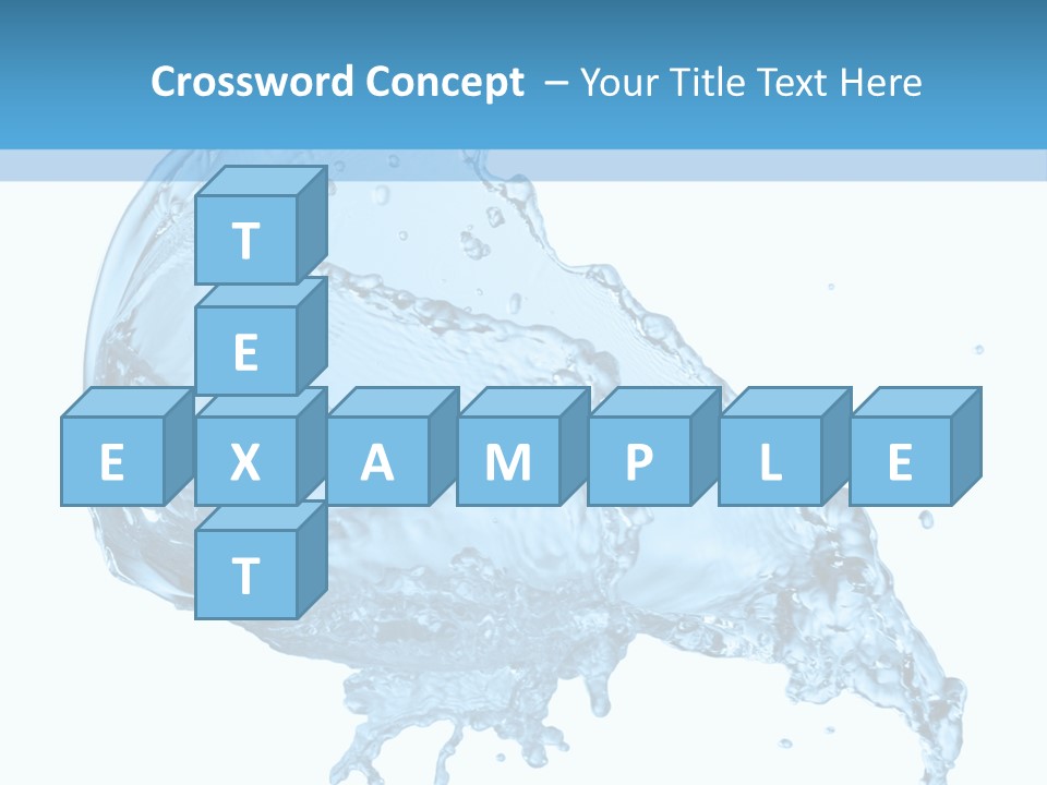 Pour Moisture Wet PowerPoint Template