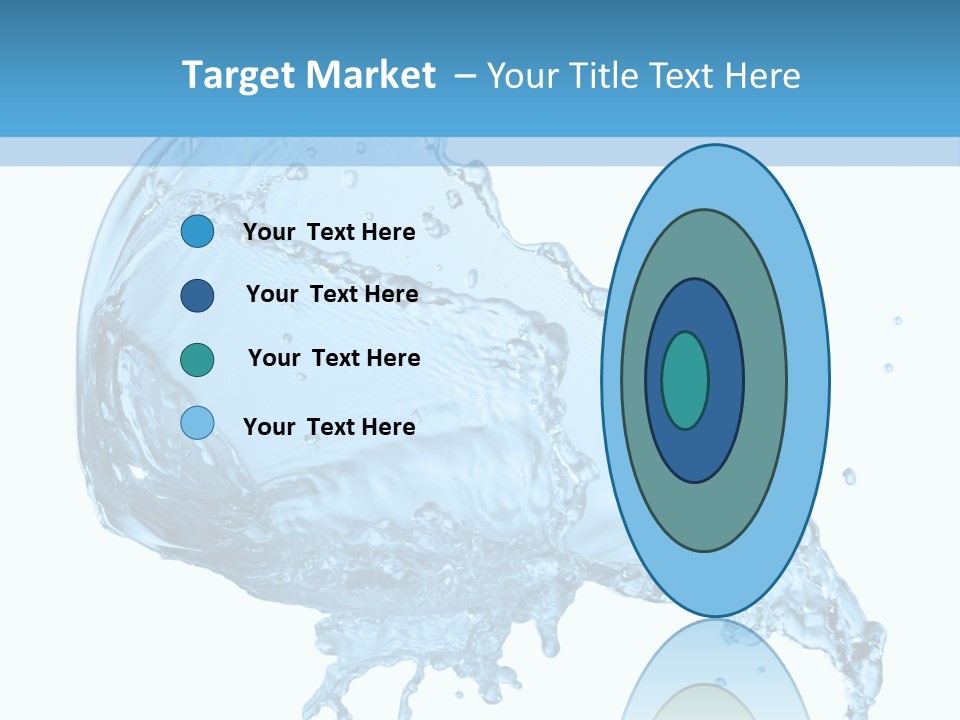 Pour Moisture Wet PowerPoint Template