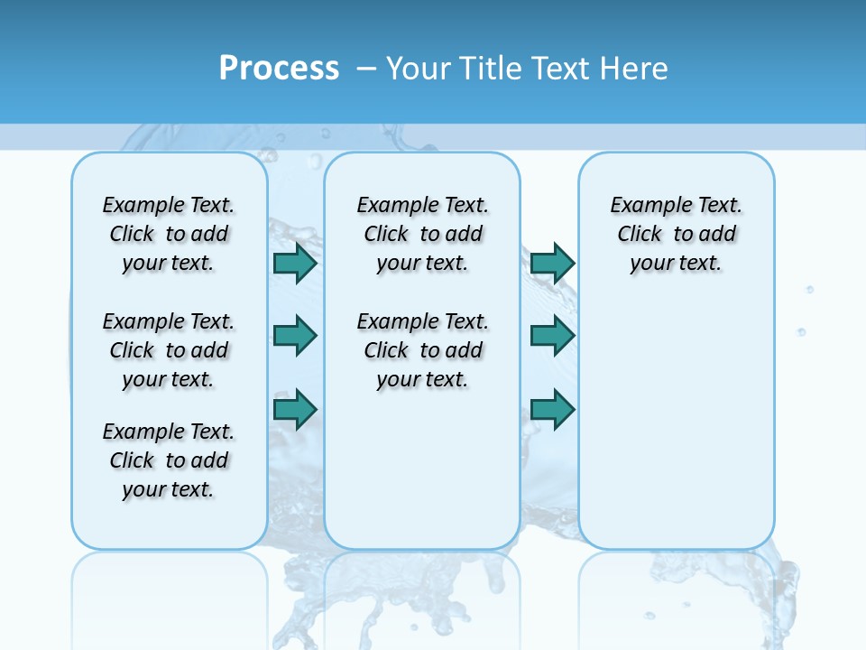 Pour Moisture Wet PowerPoint Template