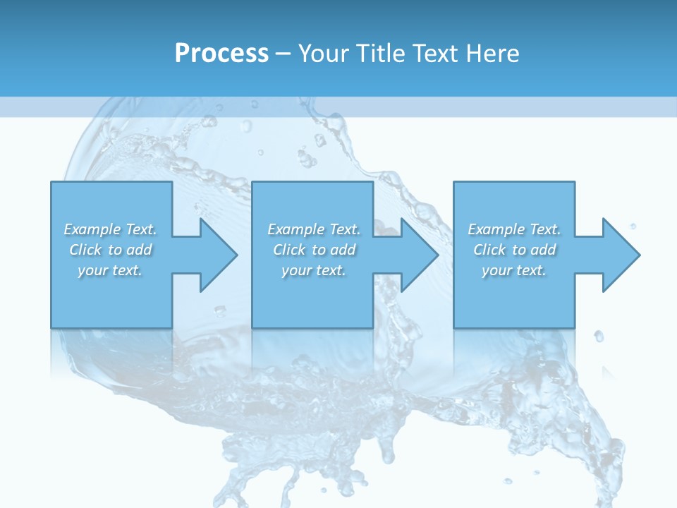 Pour Moisture Wet PowerPoint Template