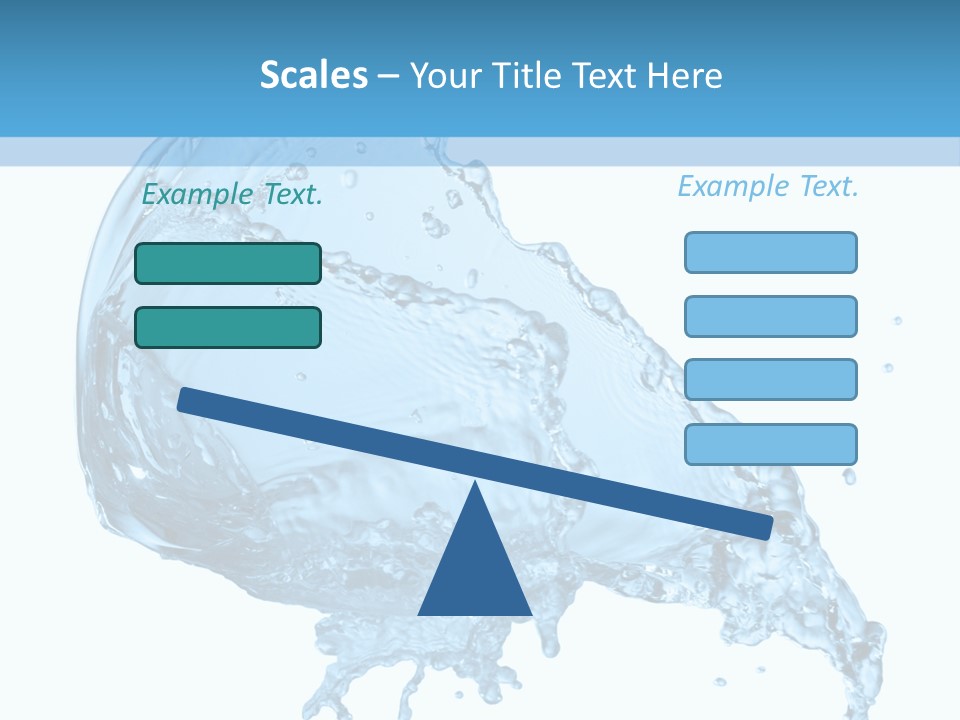 Pour Moisture Wet PowerPoint Template