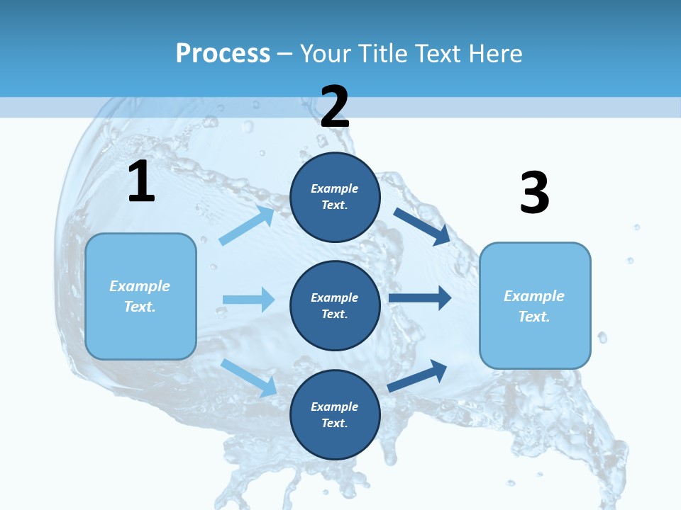 Pour Moisture Wet PowerPoint Template
