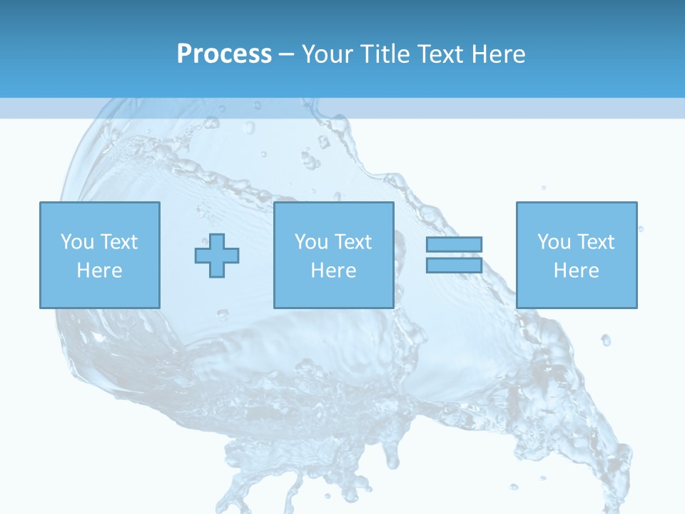 Pour Moisture Wet PowerPoint Template
