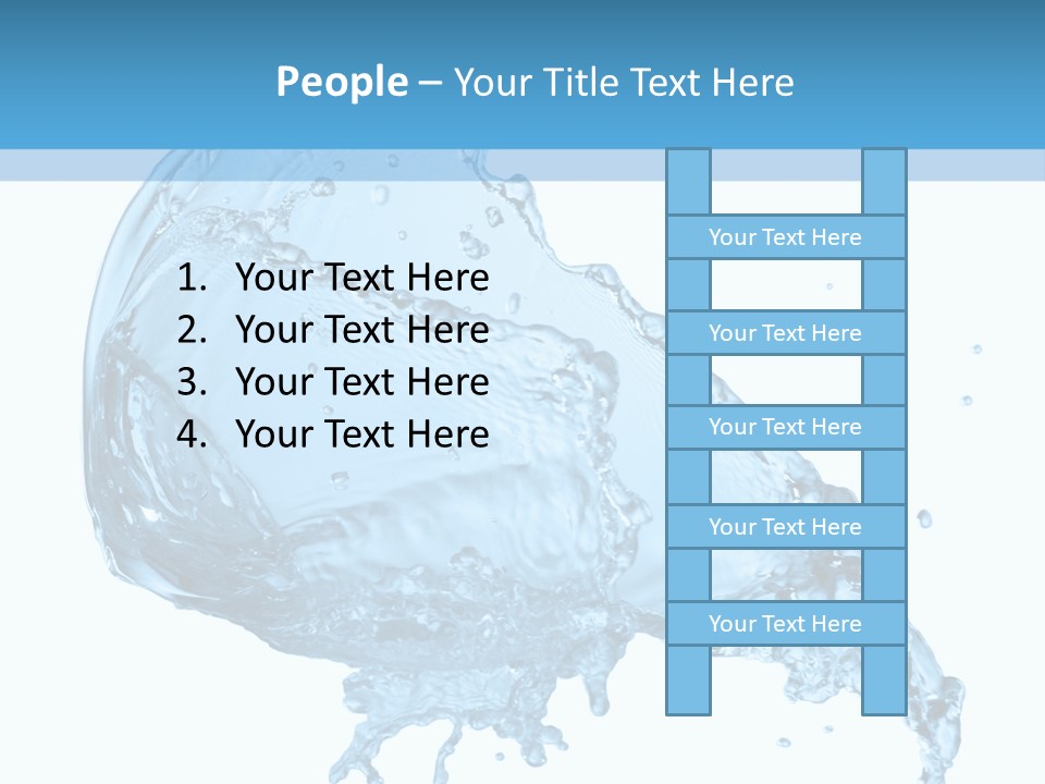 Pour Moisture Wet PowerPoint Template