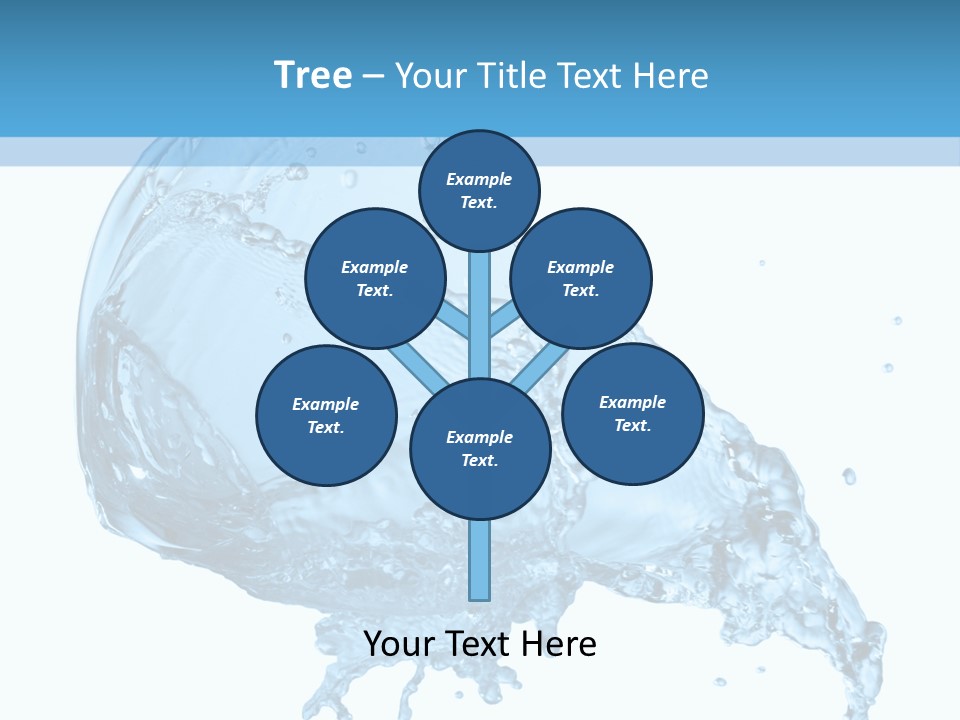Pour Moisture Wet PowerPoint Template