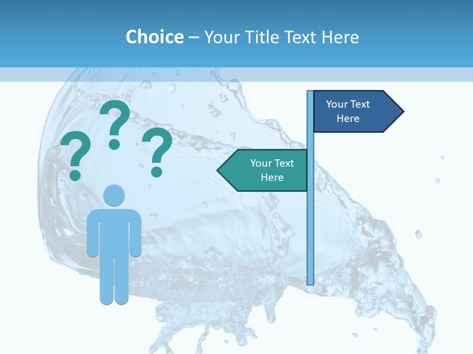 Pour Moisture Wet PowerPoint Template
