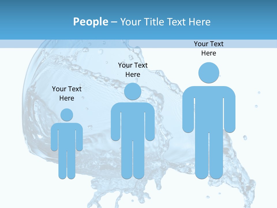 Pour Moisture Wet PowerPoint Template
