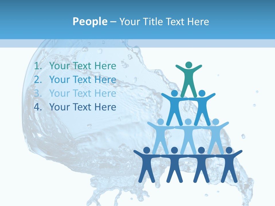 Pour Moisture Wet PowerPoint Template