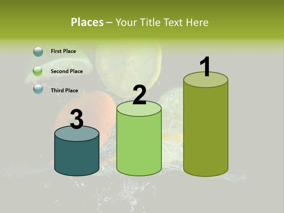 Ingredient Fruit Cold PowerPoint Template