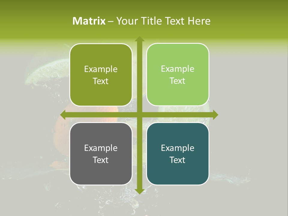 Ingredient Fruit Cold PowerPoint Template