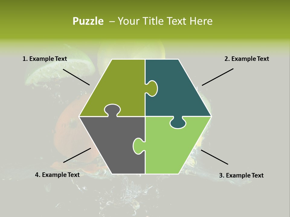 Ingredient Fruit Cold PowerPoint Template
