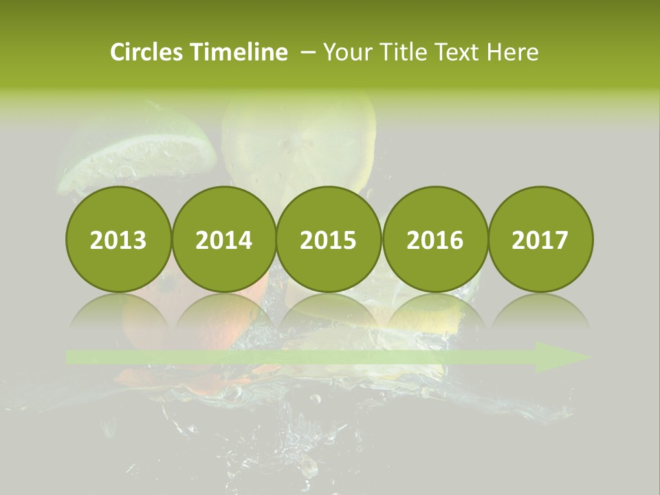 Ingredient Fruit Cold PowerPoint Template