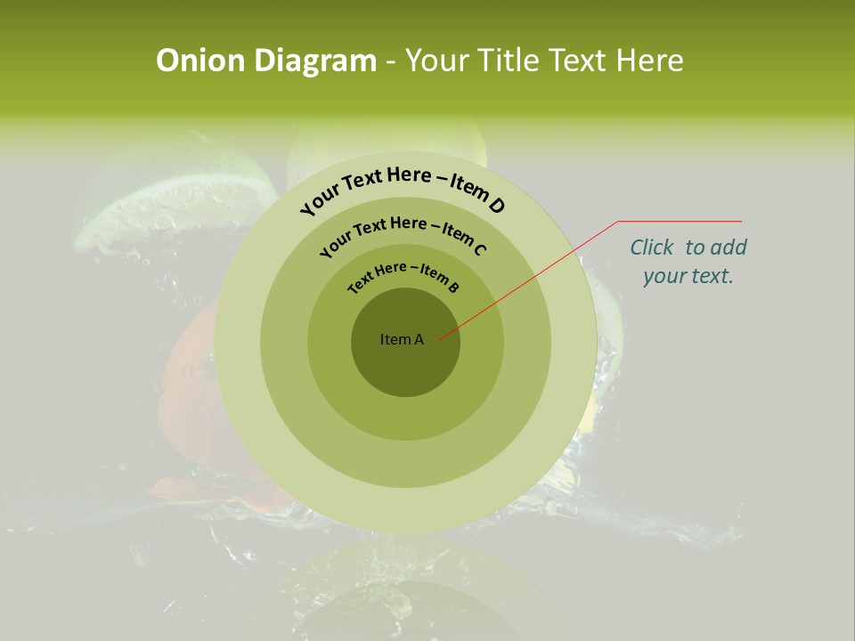 Ingredient Fruit Cold PowerPoint Template