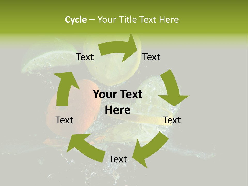Ingredient Fruit Cold PowerPoint Template