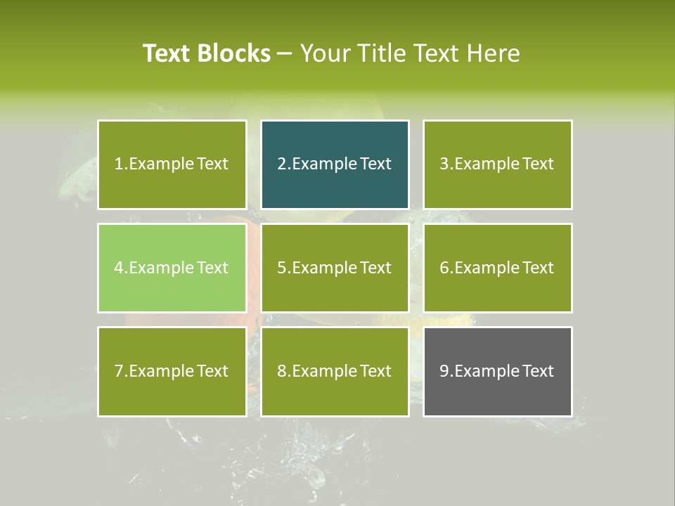 Ingredient Fruit Cold PowerPoint Template