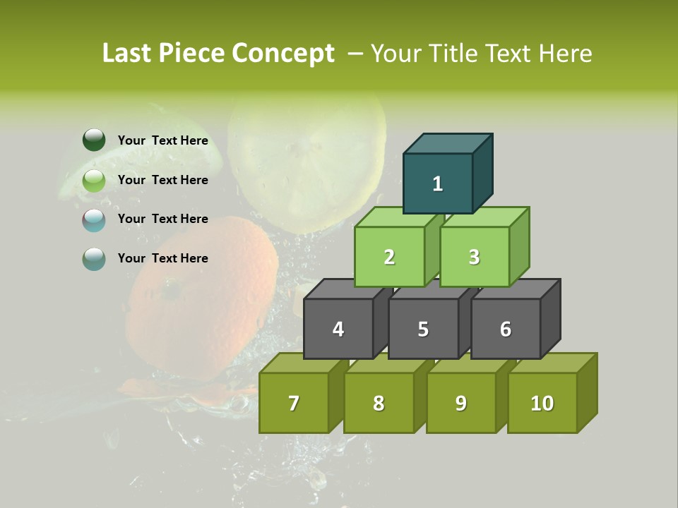 Ingredient Fruit Cold PowerPoint Template