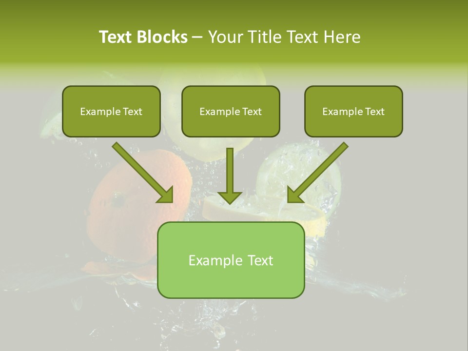 Ingredient Fruit Cold PowerPoint Template