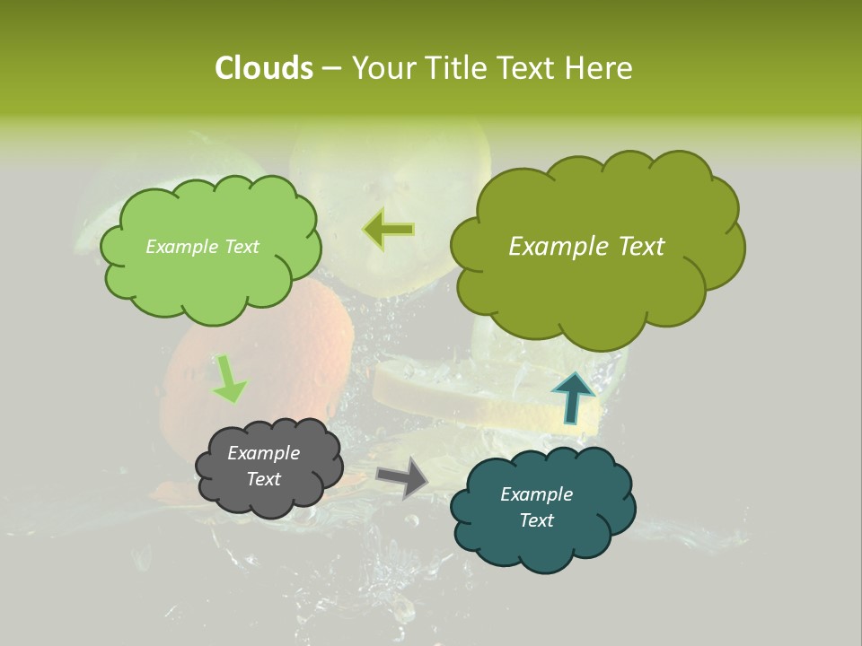 Ingredient Fruit Cold PowerPoint Template