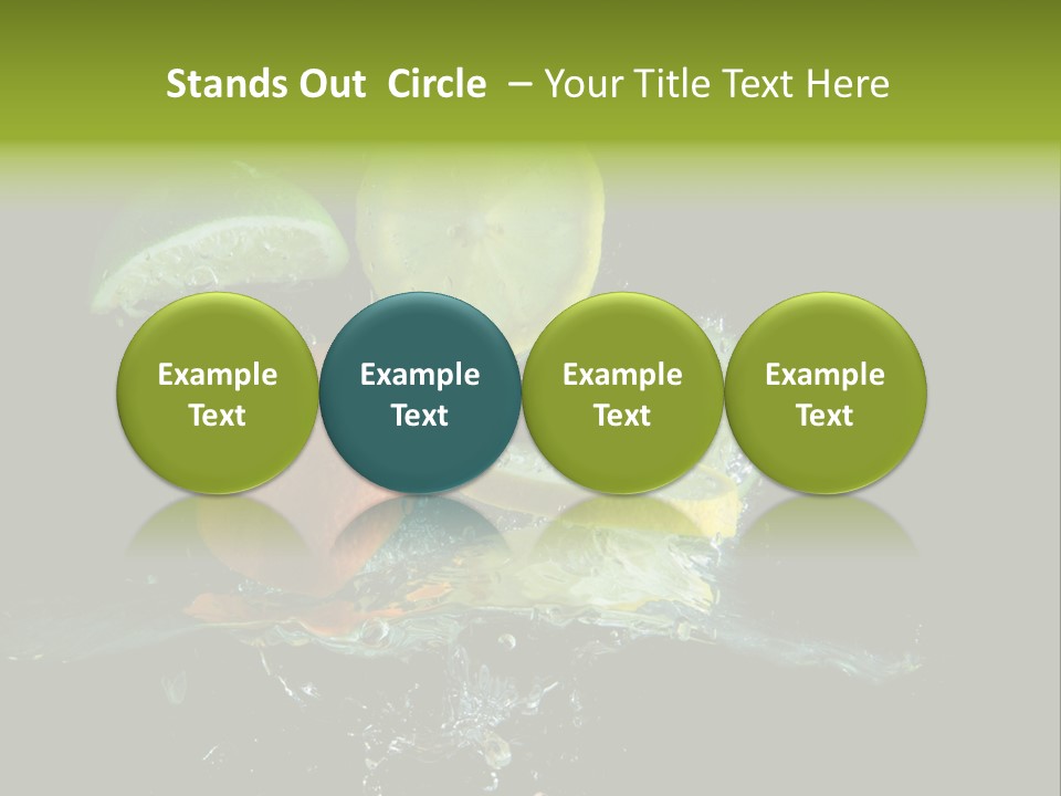 Ingredient Fruit Cold PowerPoint Template