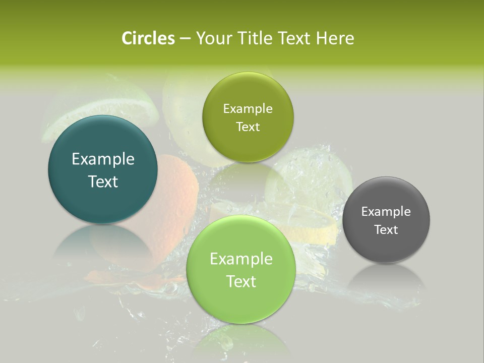 Ingredient Fruit Cold PowerPoint Template