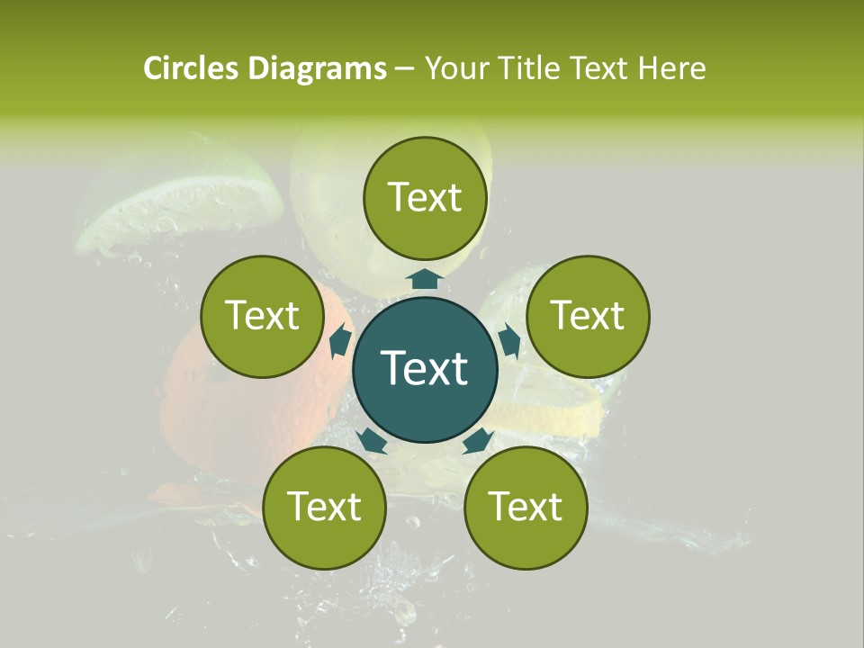 Ingredient Fruit Cold PowerPoint Template