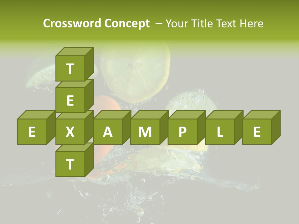 Ingredient Fruit Cold PowerPoint Template