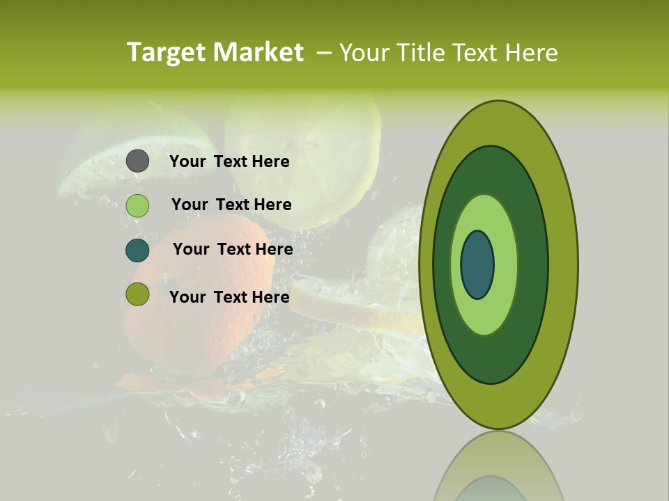 Ingredient Fruit Cold PowerPoint Template