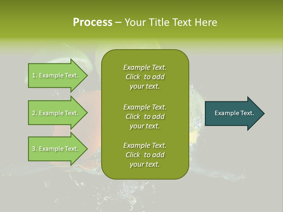 Ingredient Fruit Cold PowerPoint Template