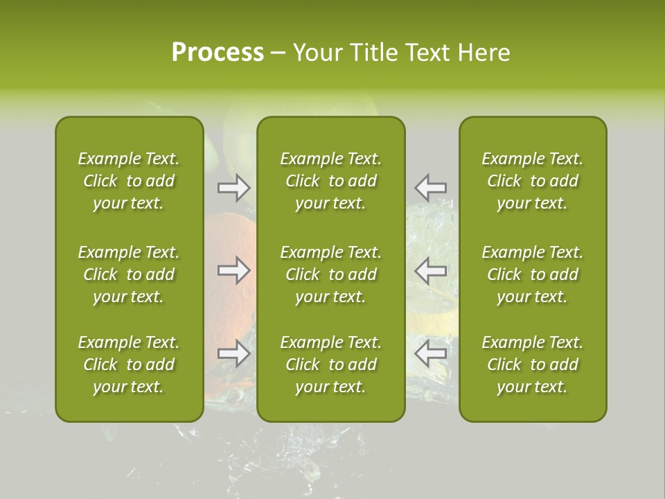 Ingredient Fruit Cold PowerPoint Template
