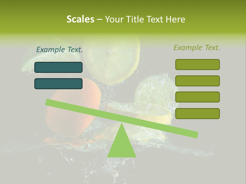 Ingredient Fruit Cold PowerPoint Template