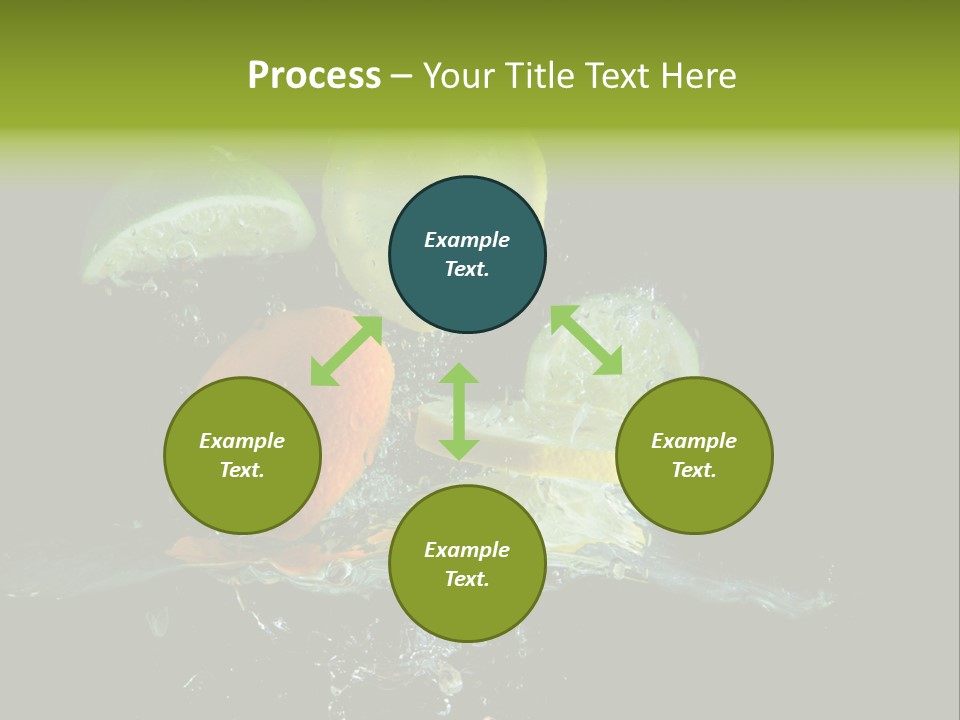 Ingredient Fruit Cold PowerPoint Template