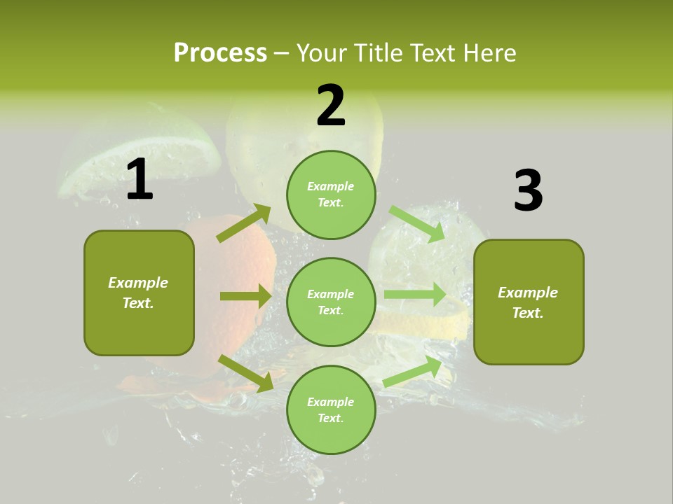 Ingredient Fruit Cold PowerPoint Template