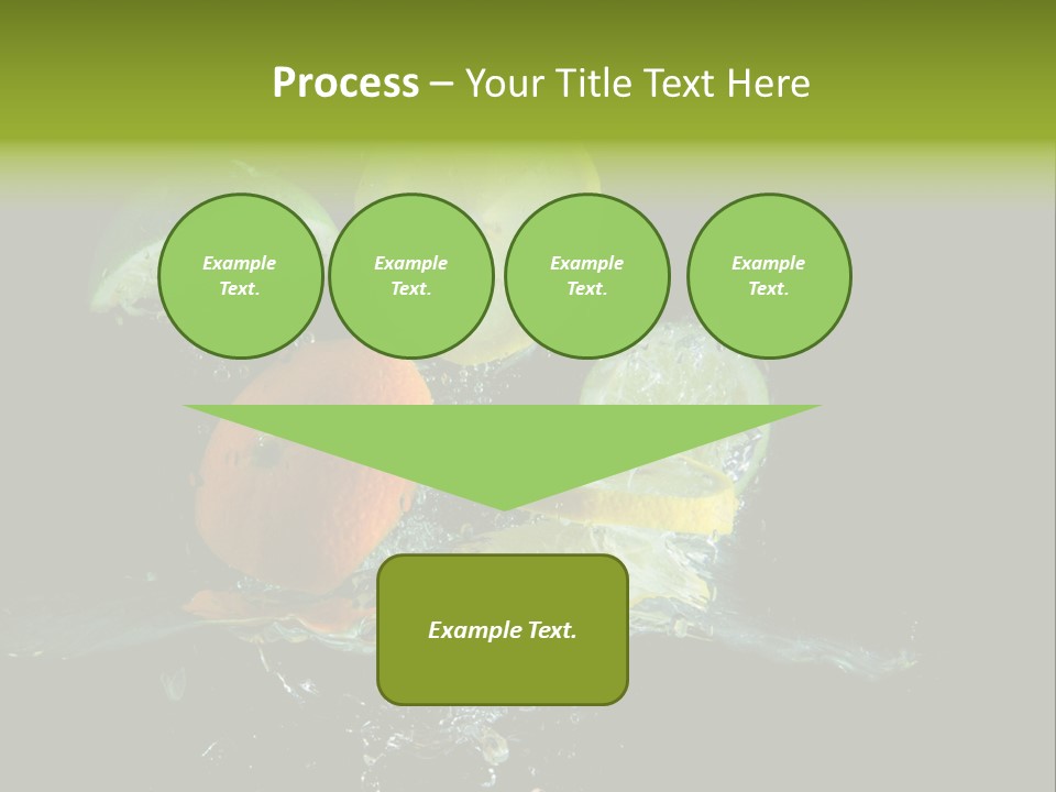 Ingredient Fruit Cold PowerPoint Template