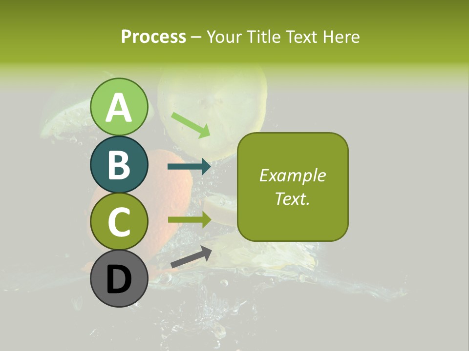 Ingredient Fruit Cold PowerPoint Template