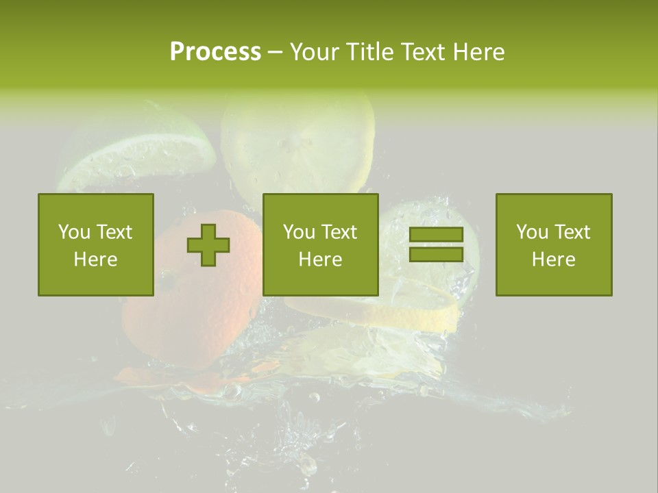 Ingredient Fruit Cold PowerPoint Template