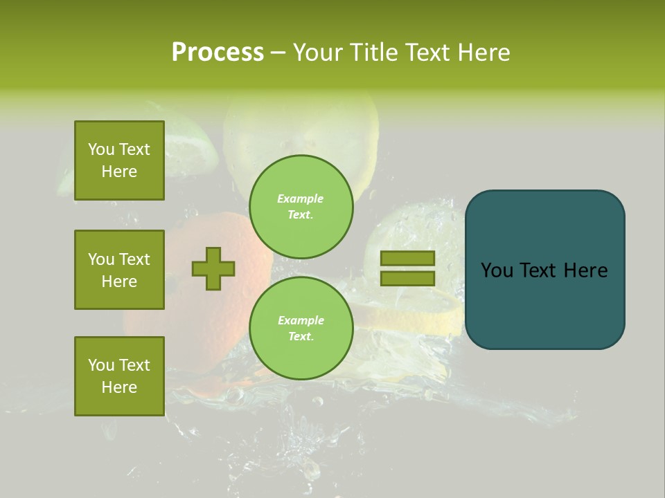 Ingredient Fruit Cold PowerPoint Template