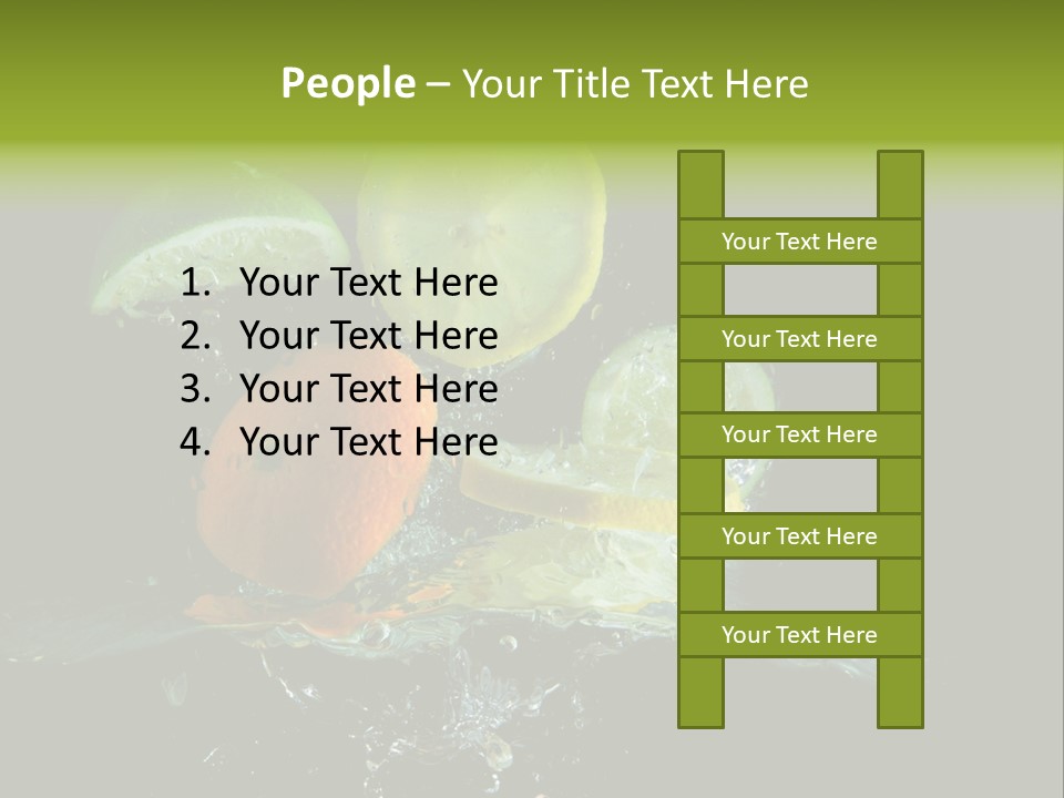 Ingredient Fruit Cold PowerPoint Template