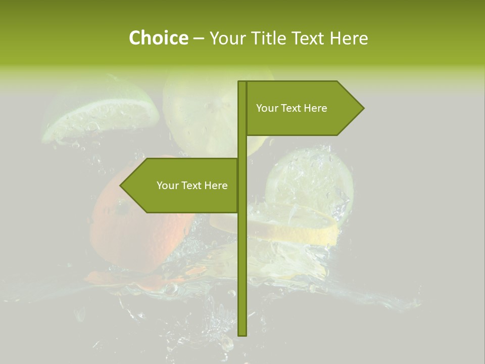 Ingredient Fruit Cold PowerPoint Template