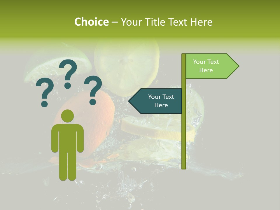 Ingredient Fruit Cold PowerPoint Template