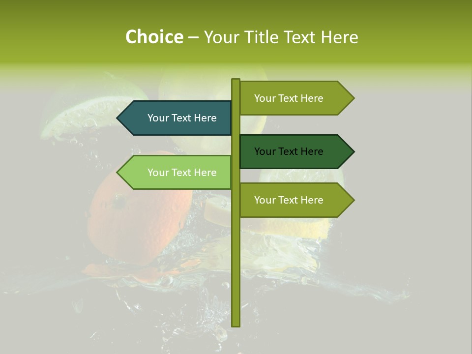 Ingredient Fruit Cold PowerPoint Template