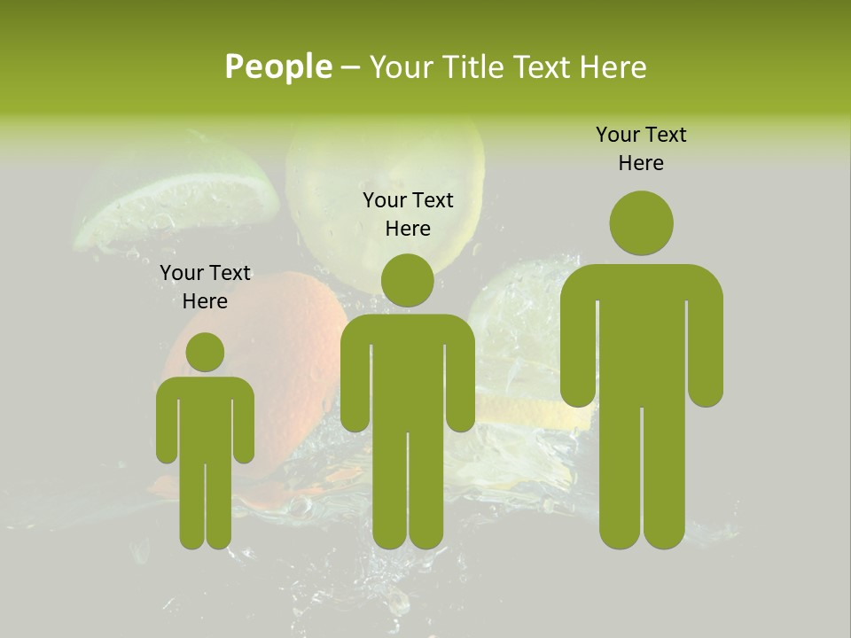 Ingredient Fruit Cold PowerPoint Template