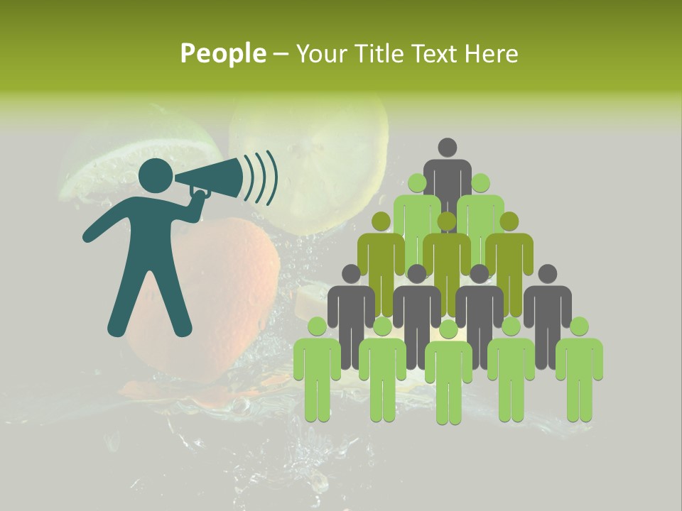 Ingredient Fruit Cold PowerPoint Template