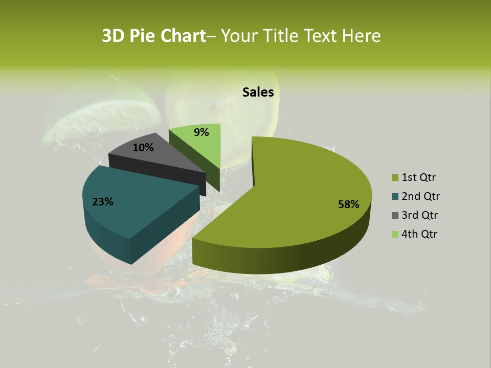Ingredient Fruit Cold PowerPoint Template