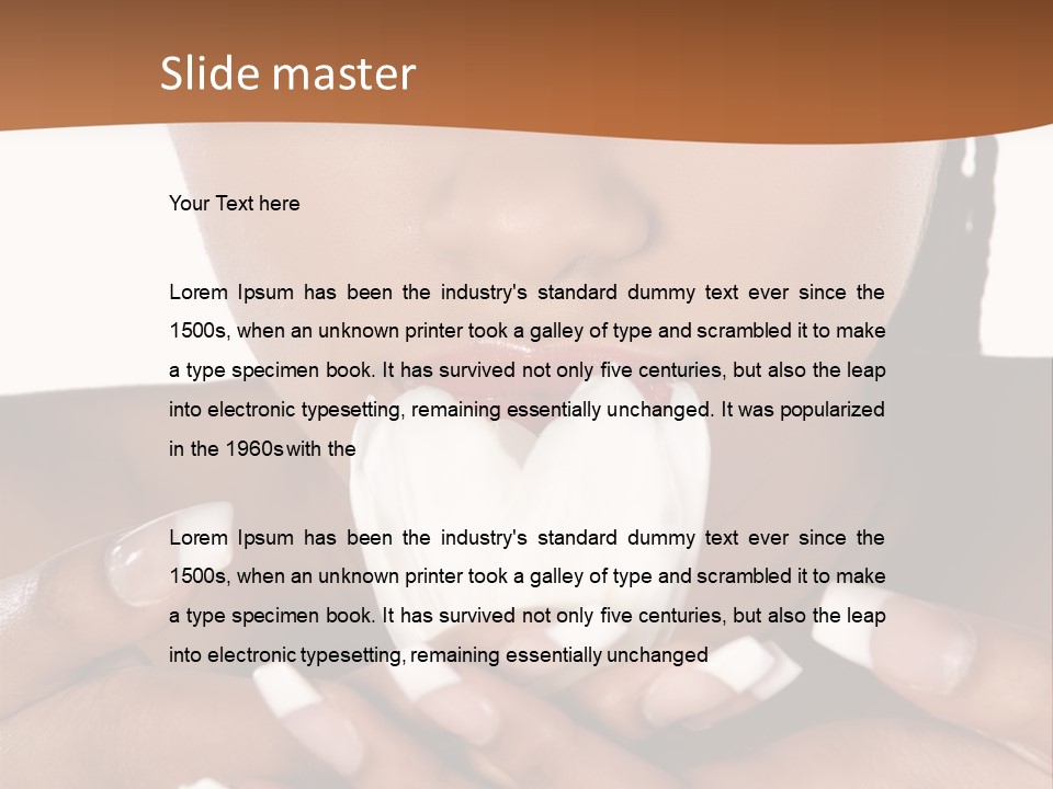 Fantasy Natural Afro PowerPoint Template