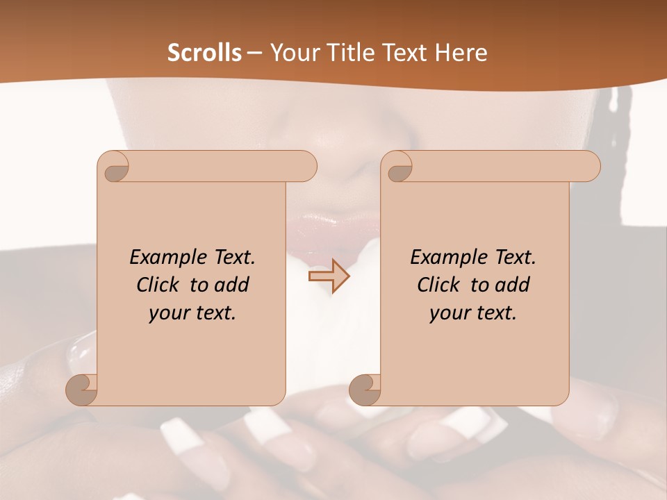 Fantasy Natural Afro PowerPoint Template
