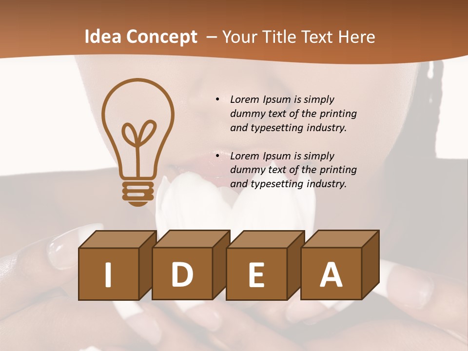 Fantasy Natural Afro PowerPoint Template