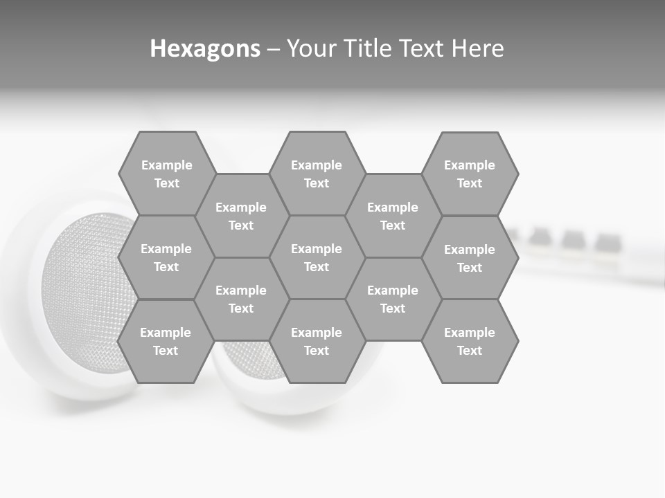 Headset Gadget Phone PowerPoint Template
