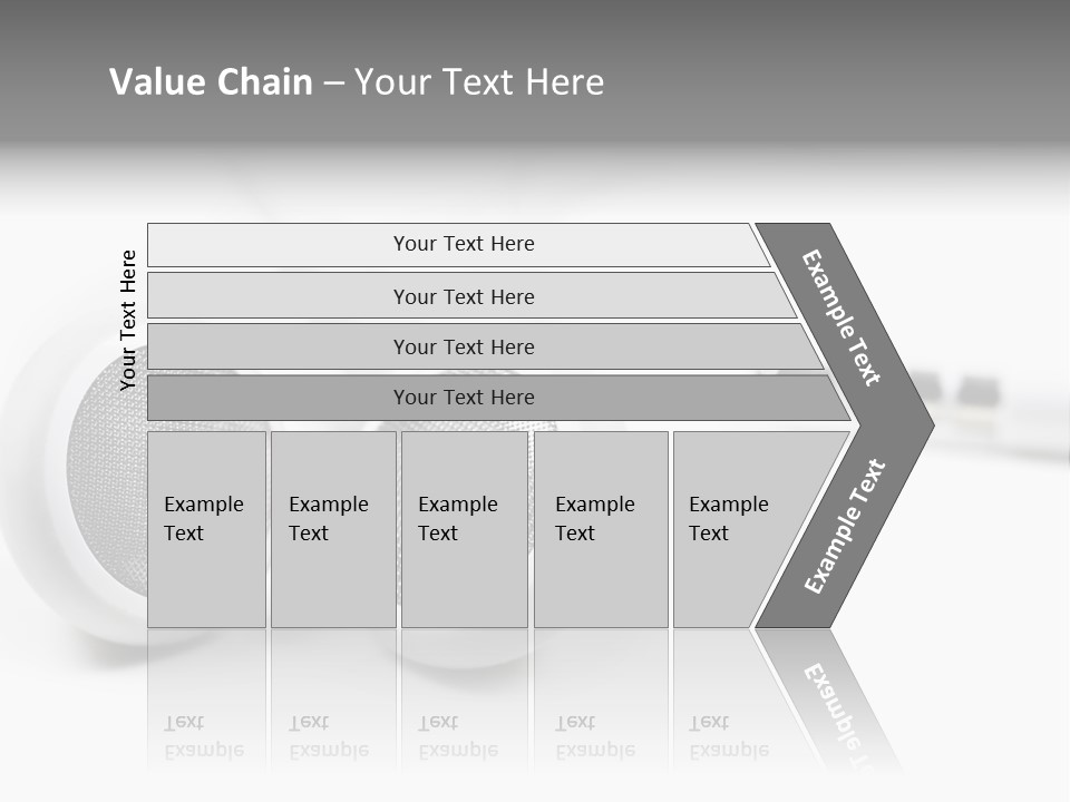 Headset Gadget Phone PowerPoint Template