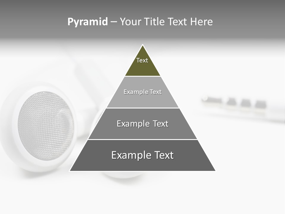 Headset Gadget Phone PowerPoint Template