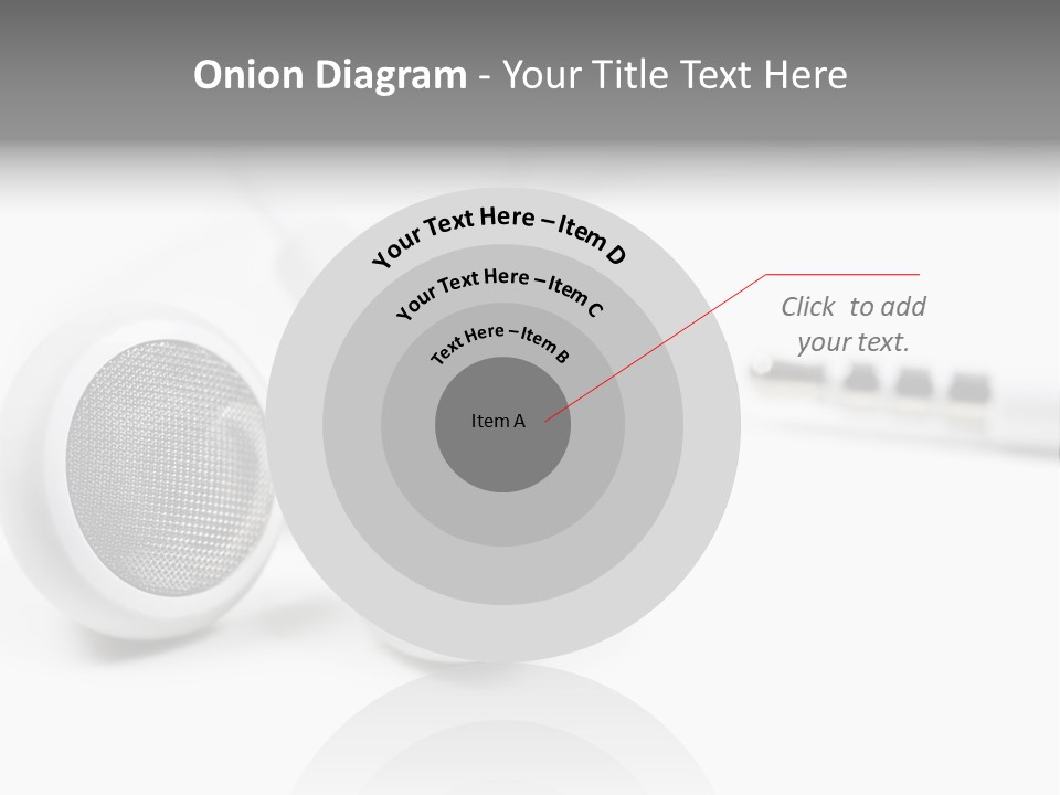 Headset Gadget Phone PowerPoint Template